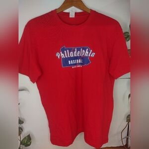 Philadelphia Baseball Red T-Shirt